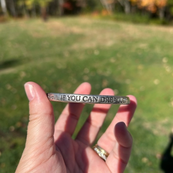 5/$25 prayer dream motivation prayer silver bangle bracelet 😌 - Picture 7 of 8